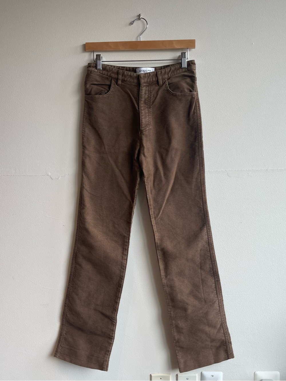 2002 Balenciaga Moleskin Pants